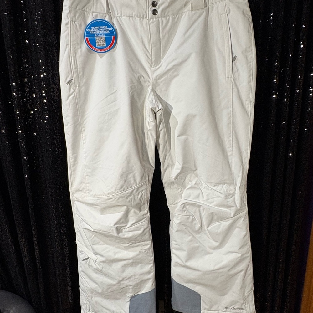 Women’s Columbia Snow Pants XL White